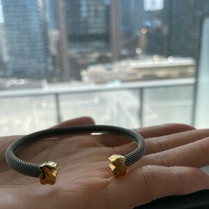 Tous Mesh Gold and Steel Sweet Doll Bracelet 18KT